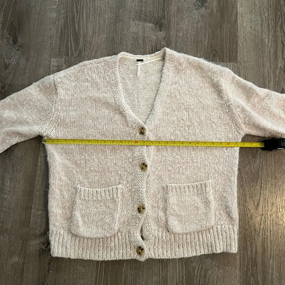 Free People NEVERMIND CARDIGAN IN CREME BRULEE